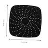 BIUDECO 1pc Air Fryer Pad Silicone Mat for Air Fryer Mat Silicone Baking Reusable Pad Grill Accessory Non-stick Silicone - Liner view 2