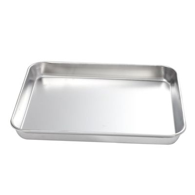 BESTOYARD 1pc Stainless Steel Bakeware Snacks Holder Plate Stainless Steel Cookie Pan Oven Cookie Tray Stainless Steel Baking Cake Pan Pizza Pan Bread Oven Baking Plate Oven Tray Metal