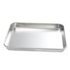 BESTOYARD 1pc Stainless Steel Bakeware Snacks Holder Plate Stainless Steel Cookie Pan Oven Cookie Tray Stainless Steel Baking Cake Pan Pizza Pan Bread Oven Baking Plate Oven Tray Metal view 1