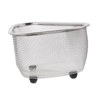 BESTOYARD 1pc Drain Basket Sink Brush Rack Corner Sink Drainer Pasta Drying Rack Metal Holder Kitchen Sink Basket Kitchen Sink Organizer Fine Mesh Colander Vegetable Storage Plastic