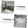 BESTOYARD 1pc Drain Basket Sink Brush Rack Corner Sink Drainer Pasta Drying Rack Metal Holder Kitchen Sink Basket Kitchen Sink Organizer Fine Mesh Colander Vegetable Storage Plastic view 3