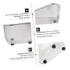 BESTOYARD 1pc Drain Basket Sink Brush Rack Corner Sink Drainer Pasta Drying Rack Metal Holder Kitchen Sink Basket Kitchen Sink Organizer Fine Mesh Colander Vegetable Storage Plastic view 4