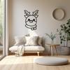 LaModaHome Christmas Reindeer Metal Wall Art for Nurseries, Festive Home Decoration, Charming Holiday Decor, Seasonal Indoor Accent, Festive Design - 19.7"x27.6"/50x70cm view 4