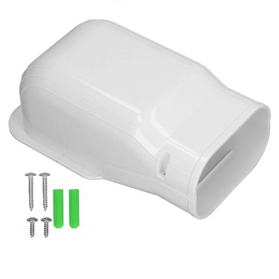 EVTSCAN Air Conditioner Tubing Cover PVC Wall Protective Line Cover Accessory,for Indoor Outdoor