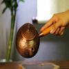 Kunwu Handmade hammer copper kettle with side handle small copper teapot Kettle Stovetop Teapot 1.5mm Thick 100% pure copper handmade, small 600 ml - 1.1bl view 3