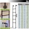 50 52 53 60 66 72 80 Inch Attic Ladder, High Twin Bunk Bed Ladder for RVs Kid Room School, Heavy-Duty Wrought Iron Climbing Ladders, with Hardware ( Color : Black , Size : 80inch/6.7ft/203cm H ) view 3