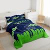 Erosebridal Football Comforter Set King, Sports Game Down Comforter with 2 Pillowcases Warm, Football Bed Sets for Kids Boys, view 3