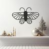 LaModaHome Butterfly Patterned Metal Wall Decor, Elegant Animal Design Artwork, Christmas Gift, Unique Wall Decor, Chic Metal Wall Decor Pieces - 27.6"x44.1"/70x112cm view 1