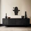 LaModaHome Christmas Metal Wall Art, Snowman Design, Santa Claus Scene, Festive Theme Modern Home Decor, Holiday Wall Hanging, Unique Winter Decoration - 31.5"x37.8"/80x96cm view 4