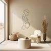 LaModaHome Mother Child Love Wall Art, Maternity Metal Decor, Pregnant Design Home Decoration,Parenthood Artwork,Unique Pregnancy Gift - 9.8"x24.6"/25x62.5cm view 3