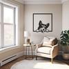 LaModaHome Dog Pattern Metal Wall Art, Unique Animal Design Home Decor, Ideal Christmas Gift, Stylish Metal Decor for Modern Living Spaces - 23.6"x23.6"/60x60cm view 2