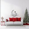 LaModaHome Star Pattern Metal Wall Art, Unique Moon Design Wall Decor, Christmas Gift, Artistic Sky-Inspired Home Decoration, Night Theme Decor - 35.4"x42.5"/90x108cm view 1