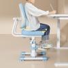 BXKCFYBSQ Children's Desk Chair/Study Computer Chair with Adjustable seat footrest, Ergonomic Student Chair, Suitable for 3-18 Years Old, for Home Bedroom School (Color : Gray) view 3