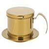 Pilipane Vietnamese Stainless Steel Coffee Filter Drip Pot, High Density, Fine Filter Screen, Long-Lasting, Detachable(Gold) view 1