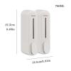 GLigeT Hand Soap Dispenser Simple White Press Soap Dispenser 700ML Large Capacity Wall Mounted Subpackage Lotion Bottle Soap Dispensor view 2