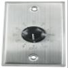 Rockville VOL70200 SS (3) 200-Watt 70V Stainless Steel Wall Volume Control Zone Controllers, Single Gang, Detachable Euro-Block Terminal Connectors, 3-Piece view 2