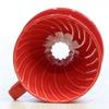 Ceramic Coffee Dripper Engine V60 Style Coffee Drip Filter,Kitchen Tools Coffee Maker Permanent Filter Cup Coffeeware(L,Orange) view 2