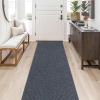 ALTRUISTIC Hallway Runner Rug 5FTX62FT,PVC Backed Non-Slip Area Rugs Runner,Custom Size Outdoor Indoor Carpet Door Mat for Floor Entryway Kitchen Laundry Balcony Garage,Grey view 1
