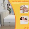 King Size Mattress, Gel Memory Foam, Pressure Relieving & Cooling, CertiPUR-US Certified, Bed-in-a-Box, 80"L x 76"W x 10"Th, White view 4