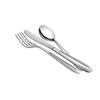 WHIERGGIN Silverware Set, 4/16/24/32 Piece Thickened Stainless Steel Cutlery Long Handle Steak Knife, Fork And Spoon Cutlery Set (Color : Silver, Size : 1Set-4Pcs) view 4