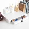 Bloddream Floating Shelf with Drawer, 16", White view 4