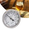 Topyond Thermometer 1/2" NPT Stainless Steel Pot Thermometer Metal Dial Thermometer for Brewing Beer Home Kitchen Tool Easy to Use view 2
