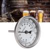 Topyond Thermometer 1/2" NPT Stainless Steel Pot Thermometer Metal Dial Thermometer for Brewing Beer Home Kitchen Tool Easy to Use view 3