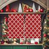 Beisseid Kitchen Dish Towels Moroccan Pattern Dish Cloth Fingertip Hand Towels Geometric Trellis Red Super Absorbent Soft Cotton Tea Towel 3 PCS view 2