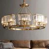 Modern Chandeliers Crystal, Light Luxury Crystal Chandelier LED E14 Full Copper Hanging Light Modern - Living Room Light Dining Room Decoration Ceiling Hanging Lamp Indoor Home Lighting Fixtures view 3