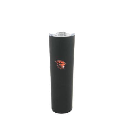 Decorvo Officially Licensed Collegiate Stainless Steel Tumbler - Double Walled Insulated Travel Tumbler with Slide Lid - 18 oz (Oregon St)