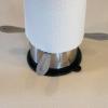 Stainless Steel Paper Towel Holder Stand Designed for Easy One- Handed Operation - This Sturdy Weighted Paper Towel Holder Countertop Model Has Suction Cups and Holds All Paper Towel Rolls view 4