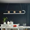 SteFik LED Diminum Chandelier Dinning Room Pendant Light 66W Living Room Glazing Hanging Lights Modern Simple Bar Creativity Personality Small Chandelier Remote Control Light 39.3 Inch 66W,Pendant view 3