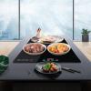 NEZIH 20""x15"" Electric Food Warmer Plate, Glass Warming Tray with Adjustable Temperature Control and Touch Panel, Hot Plate, Perfect for Buffets, Home Dinners view 3