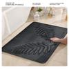IsolaY Memory Foam Bath Mat Toilet Mat Extra Soft Bathroom Mat Super Comfort Bath Mats for Bathroom Floor Bath Rug Foot Mat,Grey,60x90cm view 3