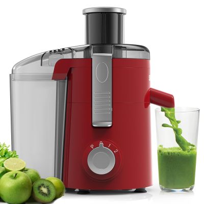 SIFENE Compact Centrifugal Juicer Machine, 500W Peak Power Juice Extractor for Fruit and Vegetable, 3 Speed Electric Juicer with 2.5 Inch Wide Chute, Easy to Clean for Small Kitchen