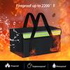 CNDHDOK 360 * 250 * 200mm Ebike Battery Safe Bag Lipo Fireproof Bag Large Capatity for Lipo Pack Storage Charging Transport,Home Office Travel Battery Safe Storage Pouch view 4