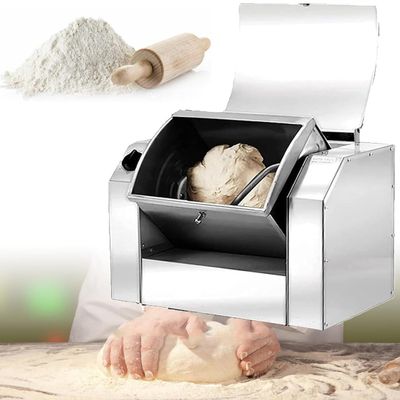NYMFEA Commercial Dough Mixer,5 KG Kneading Capacity Flour Mixer,Electric Kitchen Food Mixer,Stainless Steel Dough Mixer Machine with Timing Function,for Pasta Noodle Pizza Making,3KG