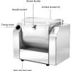 NYMFEA Commercial Dough Mixer,5 KG Kneading Capacity Flour Mixer,Electric Kitchen Food Mixer,Stainless Steel Dough Mixer Machine with Timing Function,for Pasta Noodle Pizza Making,3KG view 4