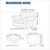 LZYLZH Sofa Cover with Separate Seat Cushions Covers and Backrests Covers Stretch Ektorp Sofa Covers Stylish Velvet Couch Slipcover Protector (Lemon,Large 1 Seat Set 3 PCS) view 3