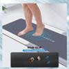 Deparnit Bath Mat Rug, Rubber Non-Slip Quick Dry Bathroom Rugs, Super Absorbent Bath Mat, Thin Floor Shower Mat Fit Under Door, Bath Rug for Bathtub, Shower and Sink (17"x59", Grey) view 4