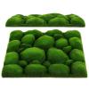 BESPORTBLE 2pcs Artificial Moss Wall Panels Indoor Greenery Decor for Weddings Versatile Wall Coverage and Easy to Install Aesthetic Panels Low Maintenance Faux Moss Decor view 3