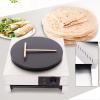 16" Commercial Pancake Crepe Maker,1700W 110V Electric Non Stick Hotplate Crepe Griddle Machine with Adjustable Temperature Control for Blintzes, Eggs, Tortilla view 2