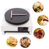 16" Commercial Pancake Crepe Maker,1700W 110V Electric Non Stick Hotplate Crepe Griddle Machine with Adjustable Temperature Control for Blintzes, Eggs, Tortilla view 3