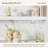 MACKENZIE-CHILDS Bird Topiaries, Decorative Bird Decor for Living Room or Bedroom Table Decor, Set of 2, Wildflowers view 3