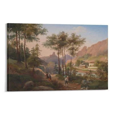 Landscape Oil Painting (203) Art Poster Canvas Painting Decor Wall Print Photo Gifts Home Modern Decorative Posters Framed/Unframed 16x24inch(40x60cm)