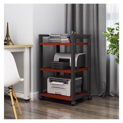 Removable Audio Stand CD Rack Corner Rack Component Cabinet Stereo Rack Audio Tower with Height Adjustable Wooden Shelf for Home/Office/Audio Video (Color : D-3-50X40X79CM)