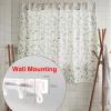 ACHZYFT Self-Adhesive Curtain Track,Ceiling Mounted Or Wall Mounted Curtain Rail, Room Dividers, Easily Cut to Size(Size:4.1M,Color:White - Wall Mounted) view 2