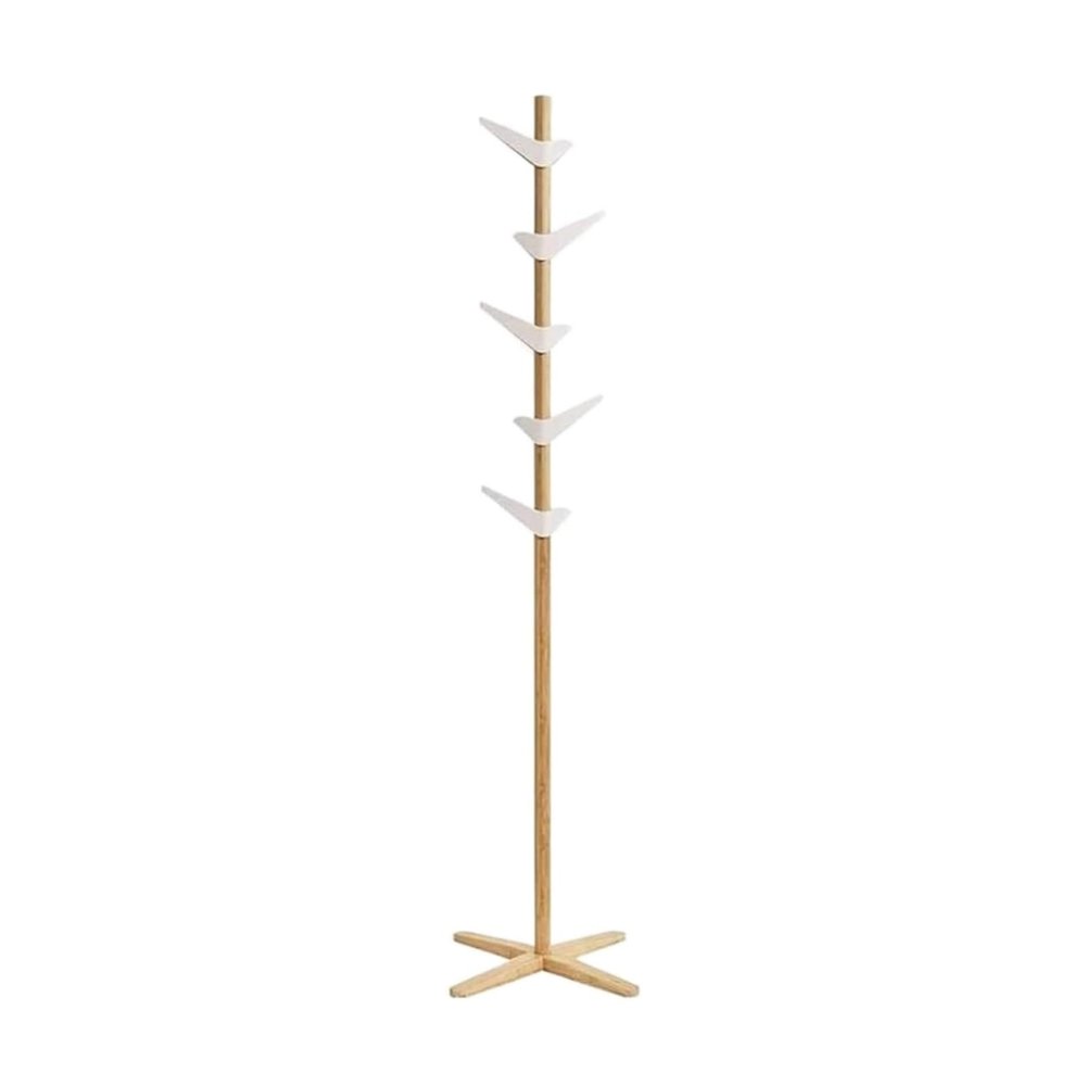 Coat Rack Free Standing Coat Rack with 5 Hooks Wood Hall Coat Tree Entryway Coat Stand in The Entryway Coat Tree