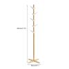 Coat Rack Free Standing Coat Rack with 5 Hooks Wood Hall Coat Tree Entryway Coat Stand in The Entryway Coat Tree view 2