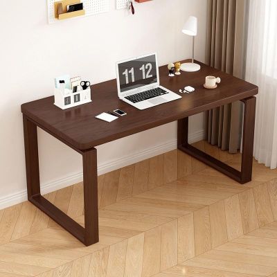 ALEEIK Home Office Computer Desk, Modern Simple Writing Desk Study Reading Table Rustic Style Wood Desk(47" W x 29.5" H x 24" D, D)